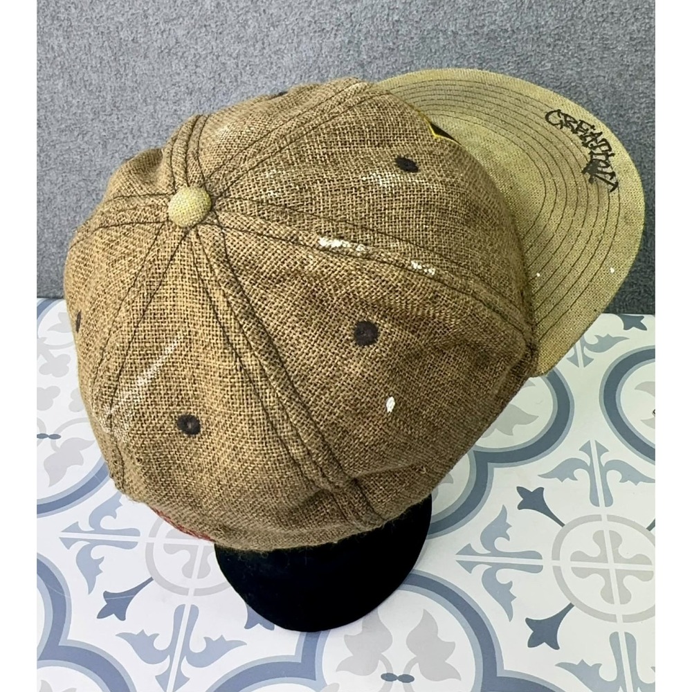 RARE Creation Skateboards Grassroots California Limited Ed Flat Brim Hat 7 1/8 - Picture 7 of 16
